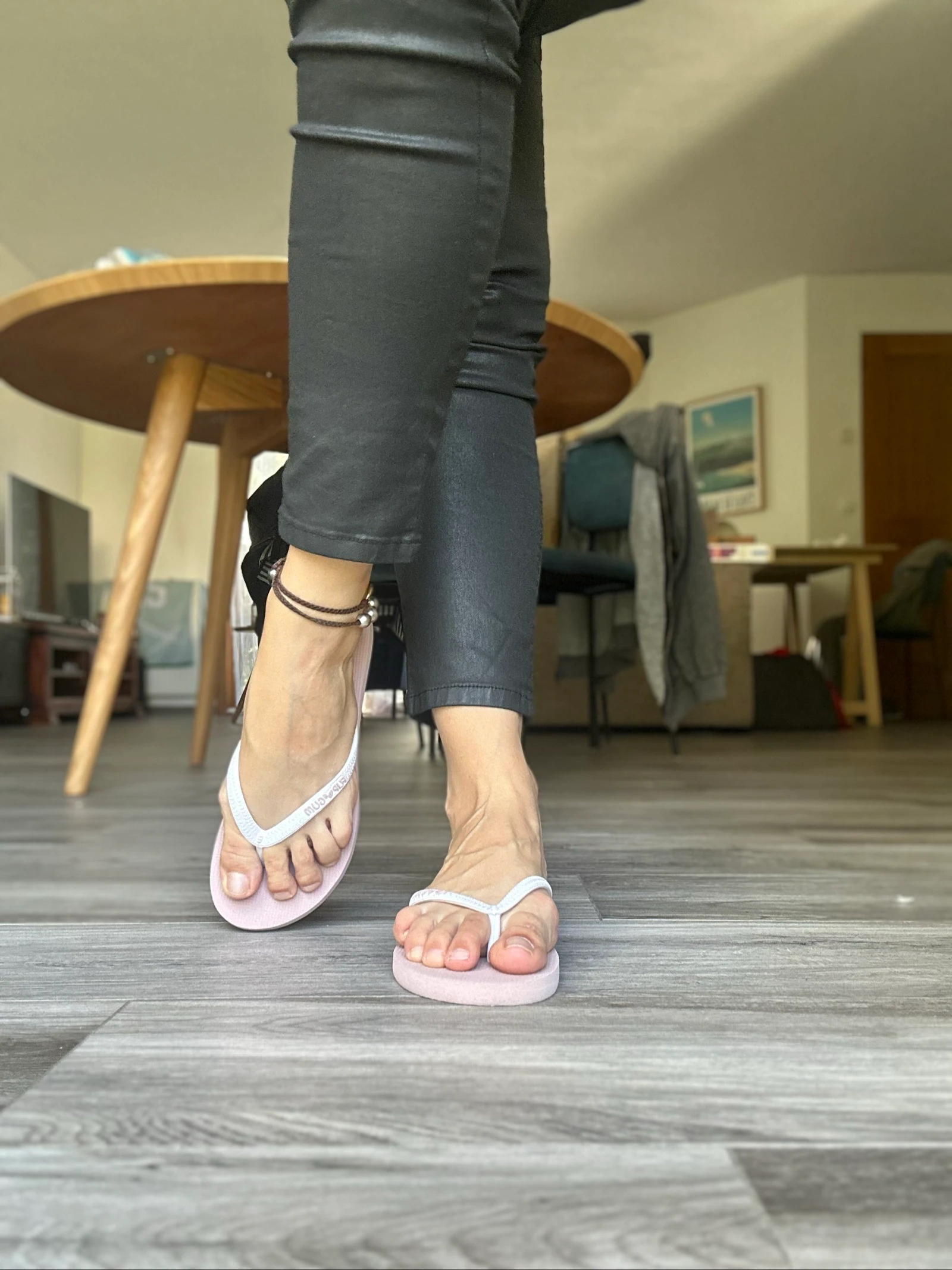 Tongs rose poudré rose pale vieux rose Pointure 35/37 Flip Gum  – photo 5